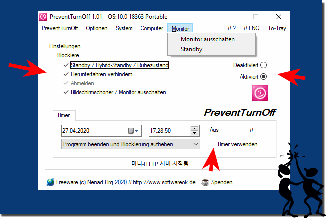 PreventTurnOff fr alle Windows OS Desktop und Server!