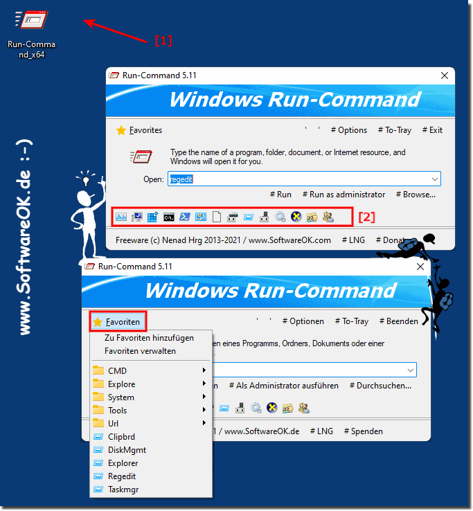 Ausfhren Dialog Alternative auf Windows 11!
