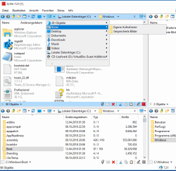 Quad Explorer fr Windows Betriebssysteme
